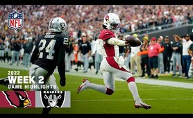 Arizona Cardinals vs. Las Vegas Raiders | 2022 Week 2 Highlights