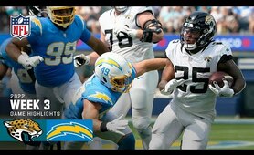 Jacksonville Jaguars vs. Los Angeles Chargers | 2022 Week 3 Highlights