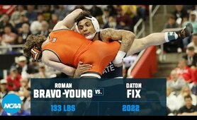 Roman Bravo-Young vs. Daton Fix: 2022 NCAA wrestling championship final (133 lb.)